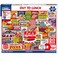 White Mountain 1000 Piece Jigsaw Puzzle Nostalgic Restaurant Collage Puzzles with Large Pieces for Adults and Family 24x30 Out to Lunch