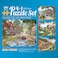Bits and Pieces 4in1 MultiPack 500 Piece Jigsaw Puzzles for Adults Village Life by Artist Steve Crisp Completed Puzzle Size 16 x 20