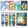 Yove Bzvst Mini Jigsaw Puzzles for Adults 4 Pack 150 Piece Challenging Micro Puzzle Test Tube Small Puzzle Portable Travel Pocket Puzzle Ideal Gift 4x6 Inch Each