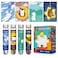 Yove Bzvst Mini Jigsaw Puzzles for Adults 4 Pack 150 Piece Challenging Micro Puzzle Test Tube Small Puzzle Portable Travel Pocket Puzzle Ideal Gift 4x6 Inch Each