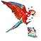 Madd Capp Madd CAPP Parrot 300 Piece Jigsaw Puzzle for Ages 10 and up 6022 UniqueShaped Border Challenging Random Cut Pieces Deluxe FiveSided Tamperproof Includes Educational Fun Facts Parrot 3006022