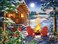 Springbok Christmas Cabin 500 Piece Jigsaw Puzzle for Adults or Children Designed for Holiday Fun Made in The USA with Precision fit Pieces for a Great Puzzling Experience