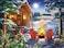 Springbok Christmas Cabin 500 Piece Jigsaw Puzzle for Adults or Children Designed for Holiday Fun Made in The USA with Precision fit Pieces for a Great Puzzling Experience