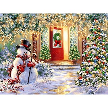 Springbok s 1000 Piece Jigsaw Puzzle Home for Christmas Made in USA