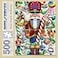 Bits and Pieces Large 500 Piece Jigsaw Puzzle for Adults Nutcracker and Toys Christmas Holiday Jigsaw Puzzle by Artist Randy Wollenmann Completed Puzzle Size 18 x 24