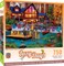 Masterpieces 750 Piece Jigsaw Puzzle for Adults Family Or Kids Cabin in The Cove 18x24