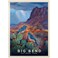 MyPuzzle.com MyPuzzle Big Bend National Park Birds Vintage Poster Premium 1000 Piece Jigsaw Puzzle for Adults