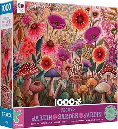 CEACO Ceaco Peggys Garden Morel of The Story 1000 Piece Jigsaw Puzzle