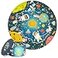 boppi Space Round Jigsaw Puzzle with 100 Recycled Card Solar System Astronauts 150 Pieces for Children 5 6 7 8 Years 58cm Diameter