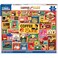 White Mountain 500 Piece Jigsaw Puzzle Funny Collage Food Puzzles with Large Pieces Gift for Adults 18x24 Coffee Cake