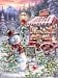 Springbok Hot Chocolate Stand 1000 Piece Jigsaw Puzzle Join Our Snowman for Hot Chocolate and Treats This Holiday Season