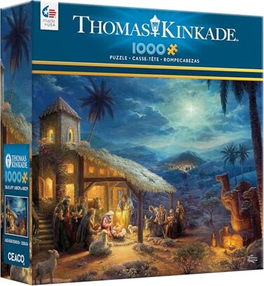 CEACO Ceaco Thomas Kinkade Holiday Nativity 1000 Piece Jigsaw Puzzle