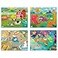Chuckle & Chuckle Roar Multi Pack Jigsaw Puzzles for Kids Farm Dinosaur Jungle Zoo Tray Set 12 and 24 Piece Colorful Gift