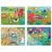 Chuckle & Chuckle Roar Multi Pack Jigsaw Puzzles for Kids Farm Dinosaur Jungle Zoo Tray Set 12 and 24 Piece Colorful Gift