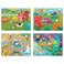 Chuckle & Chuckle Roar Multi Pack Jigsaw Puzzles for Kids Farm Dinosaur Jungle Zoo Tray Set 12 and 24 Piece Colorful Gift