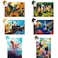 WSCXSC 6 Pack 24 Large Piece Puzzle for Seniors Paper Dementia Puzzles for Elderly Adults Easy Puzzle Hummingbird Turtle Dog Panda Jigsaw Puzzle Activities for Elderly Seniors Gift