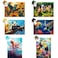 WSCXSC 6 Pack 24 Large Piece Puzzle for Seniors Paper Dementia Puzzles for Elderly Adults Easy Puzzle Hummingbird Turtle Dog Panda Jigsaw Puzzle Activities for Elderly Seniors Gift