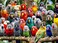 Cross & Cross Glory Kaleidoscope of Feathers 1000 Piece Jigsaw Puzzle for Adults Unique Bird Artwork Best Challenging Puzzles for Cognitive Workout