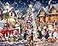 Vermont Christmas Company Snowman Contest Jigsaw Puzzle 1000 Piece Large Piece Christmas Puzzle Interlocking Randomly Shaped Pieces 30 x 24