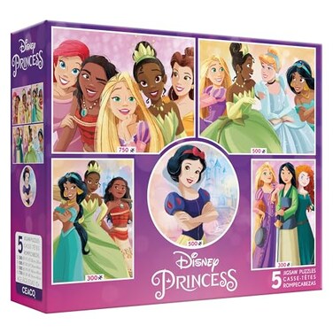 CEACO Ceaco 5 in 1 Multipack Disney Princess 2 300 Piece