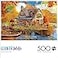Buffalo Games 500 Piece Jigsaw Puzzle Autumn Lake House Challenging Fall Scene Puzzles for Adults Finished Size is 2675 x 1975