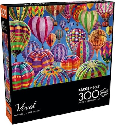 Buffalo Games Steve Sundram Sailing on the Wind 300 Piece Jigsaw Puzzle for Adults Challenging Puzzle Perfect for Game Nights Finished Size is 2125 x 1500