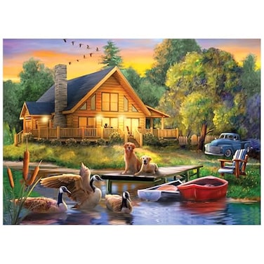 RoseArt Puzzle Collector Guardians of The Lake 1000 Piece Jigsaw Puzzle for Adults