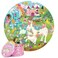 boppi Round 150 Piece Jigsaw for Kids Aged 58 Educational Unicorn Puzzle with Magical Creatures Fantasy Scenes EcoFriendly Recycled Cardboard