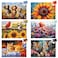 Biarek 6 Packs Large Piece Puzzle for Seniors 36 Pieces Dementia Puzzles for Elderly Adults Alzheimers Puzzles Memory Cognitive Games Easy Jigsaw Puzzles for Elderly Seniors with 6 Storage Bags