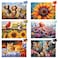 Biarek 6 Packs Large Piece Puzzle for Seniors 36 Pieces Dementia Puzzles for Elderly Adults Alzheimers Puzzles Memory Cognitive Games Easy Jigsaw Puzzles for Elderly Seniors with 6 Storage Bags