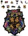 CRAFTHUB Harry Potter Puzzle A2 Hogwarts Crest Fine Oddities Wooden Jigsaw Puzzles for Adults 349 Unique Shaped Pieces Officially Licensed Merchandise 153 x 185