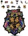 CRAFTHUB Harry Potter Puzzle A2 Hogwarts Crest Fine Oddities Wooden Jigsaw Puzzles for Adults 349 Unique Shaped Pieces Officially Licensed Merchandise 153 x 185