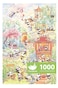MOMIBOOK Puzzles for Adults 1000 Pieces Jigsaw Puzzles of Comfortable Panda Flocking Painting Image Chinese Difficult Challenging Hard Impossible Puzzle Unique Funny Party Christmas Birthday Gifts
