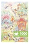 MOMIBOOK Puzzles for Adults 1000 Pieces Jigsaw Puzzles of Comfortable Panda Flocking Painting Image Chinese Difficult Challenging Hard Impossible Puzzle Unique Funny Party Christmas Birthday Gifts