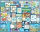 White Mountain 1000 Piece Jigsaw Puzzle Beach Life Collage Puzzles with Large Pieces for Adults and Family 24x30 Seas the Day
