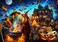 Vermont Christmas Halloween Witches Jigsaw Puzzle 1000 Piece by Company Halloween Puzzles with Randomly Shaped Pieces 26 58 x 19 14