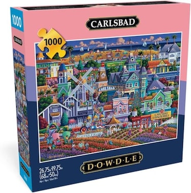 Buffalo Games Eric Dowdle Carlsbad 1000 Piece Jigsaw Puzzle for Adults Challenging Puzzle Perfect for Game Nights Finished Size is 2675 x 1975