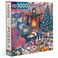 eeBoo 1000 Piece Puzzle English Cottage Christmas Jigsaw Puzzle for Adults Square 23 x 23 Made with Recycled Board VegetableBased Ink