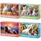 Jeacirio 4 Pack 100 Piece Puzzles for Kids Ages 46 68 810 Cute Animal Jigsaw Set with Rabbits Kittens Bears Puppy Friends Large Piece Gift Set with Posters and Storage Bags