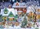 Vermont Christmas Neighborhood Christmas Jigsaw Puzzle 1000 Piece by Company Fully Interlocking Randomly Shaped Pieces 26 58 x 19 14