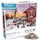 Buffalo Games Charles Wysocki Whistle Stop Christmas 1000 Piece Holiday Jigsaw Puzzle Festive Puzzles for Adults PrecisionCut Pieces Winter Artwork Hours of Relaxing Fun
