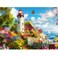 VOLUVOLU 500 Pieces Puzzle for Adults Lighthouse Jigsaw Puzzle Recycled Cardboard Jigsaw Puzzles 500 Pieces Family Challenging Game Nature Landscape Difficult Jigsaw Puzzle 20515 in