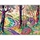 RoseArt Stained Glass The Long and Winding Road 300 Piece Jigsaw Puzzle for Adults