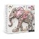 BBOLDIN Crystal Elephant Puzzles for Adults 1000 Pieces Cute Animal Flower Jigsaw Puzzles Art Pretty Floral Puzzles