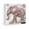 BBOLDIN Crystal Elephant Puzzles for Adults 1000 Pieces Cute Animal Flower Jigsaw Puzzles Art Pretty Floral Puzzles