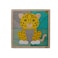 Ekoplay Amur Leopard Wooden Puzzle 20 Pieces Jigsaw Puzzle Endangered Animals for Kids 3 Years and Above