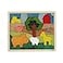 Ekoplay Down on The Farm Wooden Puzzle 33 Pieces Endangered Animals Farm Animals for Kids Ages 3