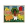 Ekoplay Down on The Farm Wooden Puzzle 33 Pieces Endangered Animals Farm Animals for Kids Ages 3