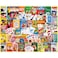 White Mountain 1000 Piece Jigsaw Puzzle Nostalgic Classics Collage Puzzles with Large Pieces Gift for Adults and Family 24x30 Card Games