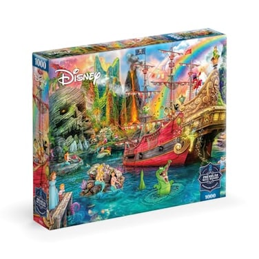 Buffalo Games Disney Peter Pan Mermaid Lagoon 1000 Piece Jigsaw Puzzle for Adults Sapphire Select Premium Puzzles